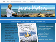 Tablet Screenshot of jeaniewaters.org